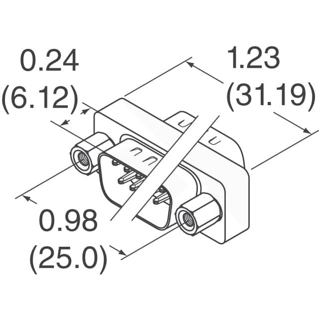 320X12509X Conec  D-Sub D-Shaped Connector Adapters